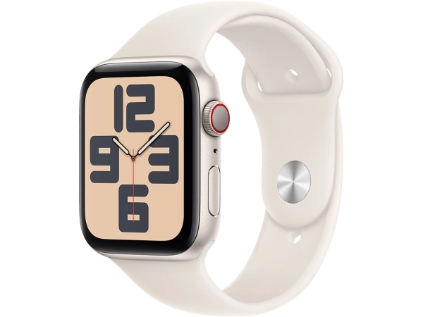 Apple Watch SE Smartwatch with Starlight Aluminum Case - S/M