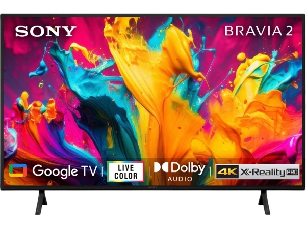 Sony BRAVIA 2 Series 108 cm 4K Ultra HD Smart LED Google TV, Black