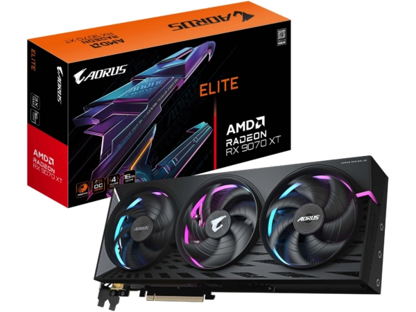Gigabyte Radeon RX 9070 XT AORUS ELITE 16G graphics card