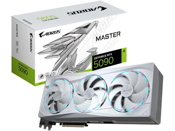 Gigabyte RTX 5090 AORUS MASTER ICE 32GB graphics card