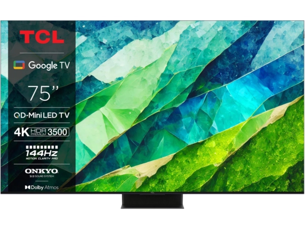 TCL 75" C855 4K MINI-LED TV (2024)